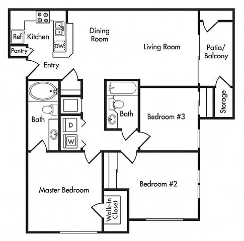 Floor plan H1 R
