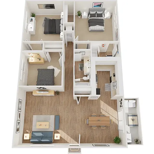 Floor plan C1 - 3X2