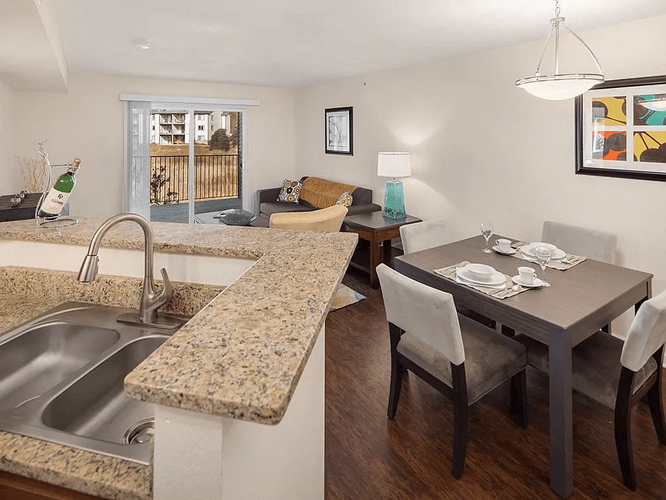 Kitchen With Double Sink