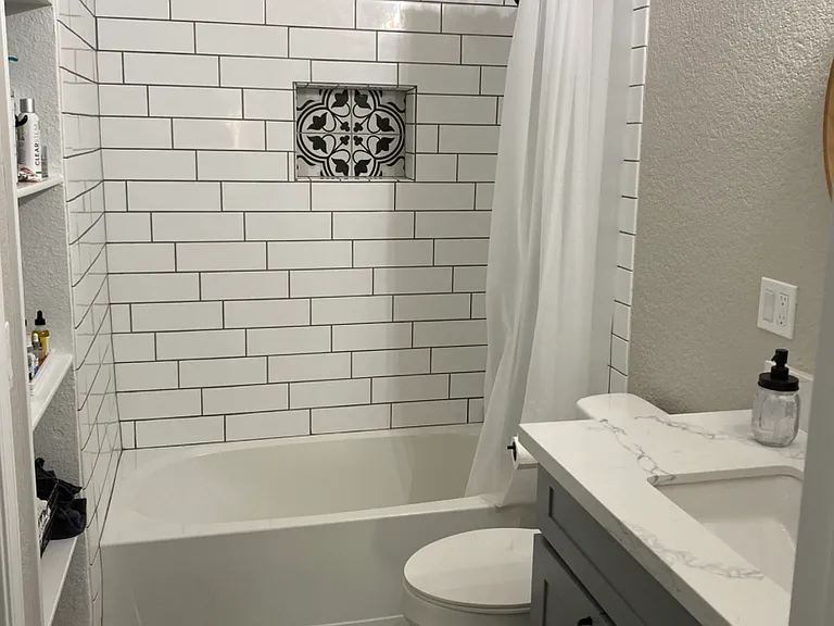 master bath with shower