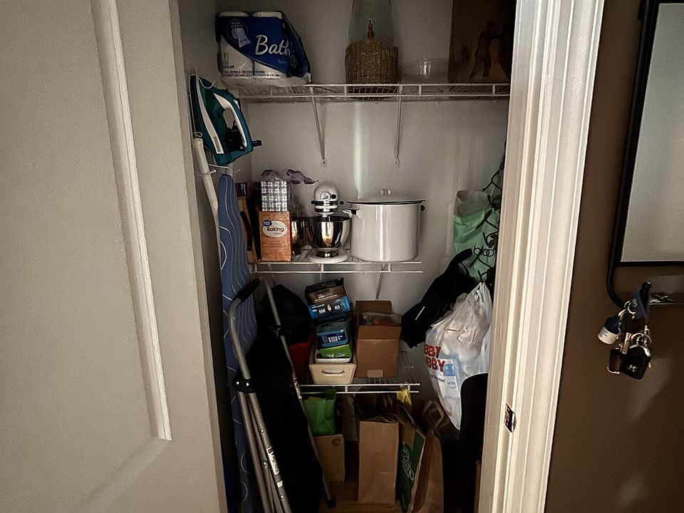 Front closet/pantry off kitchen entry