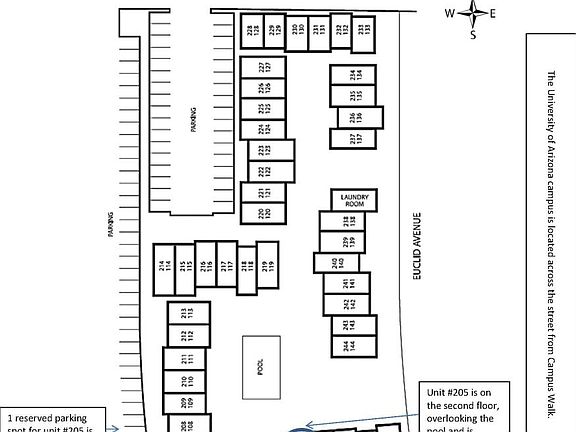 Community layout and parking