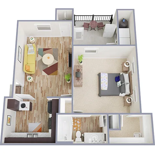 Floor plan A1E