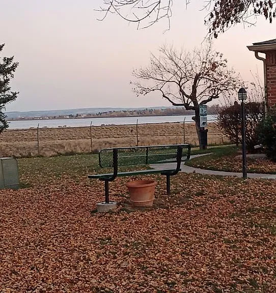 View of Marston Lake in front of Building C