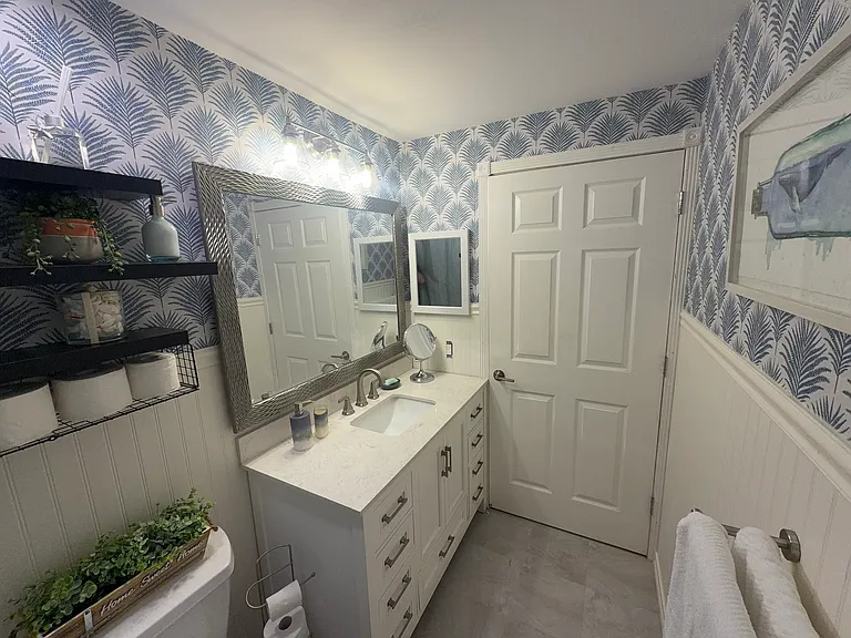 Newly remodeled master bath
