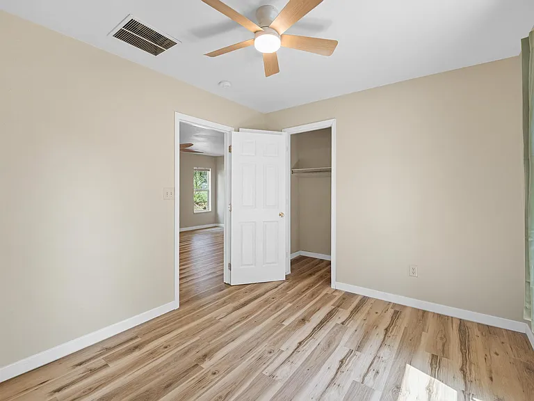 Bedroom 1 with large closet
