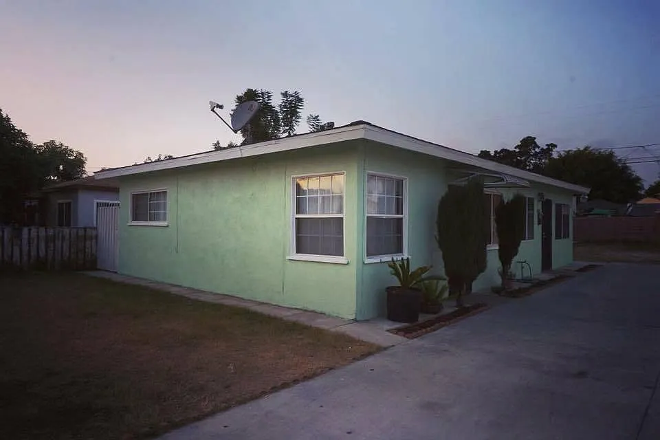 Outside view. There is a fence at this property, enclosed dr