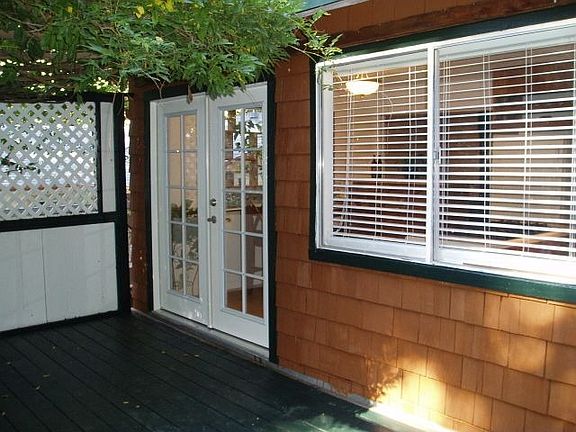 Back deck off of kitchen