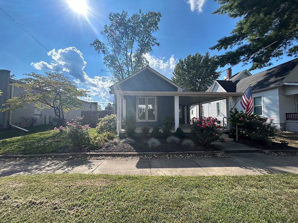 Roadside view of front of house
