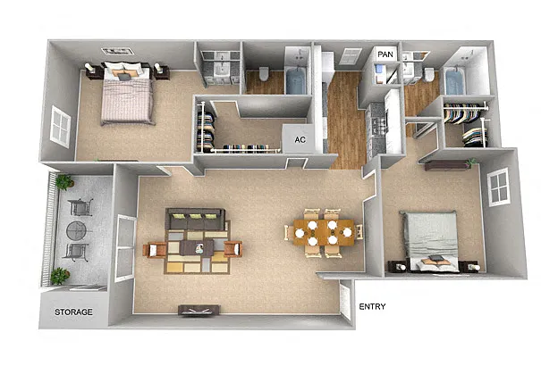 Floor plan B2