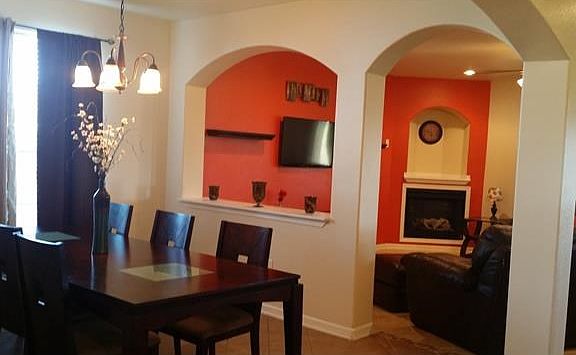 Lovely open dining area.