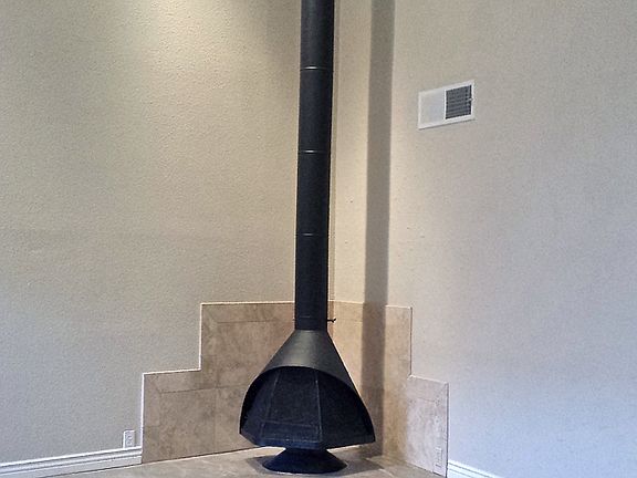 Wood Burning Fireplace