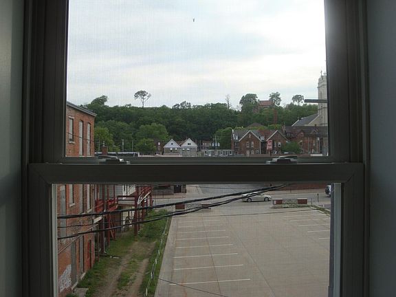 View of bluff from bedroom.