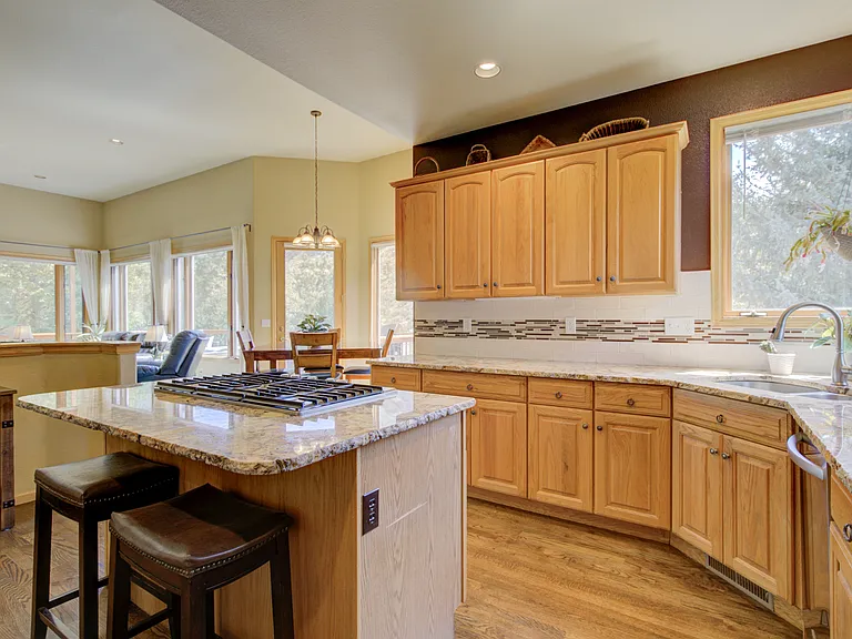 Lots of countertop space for prepping.