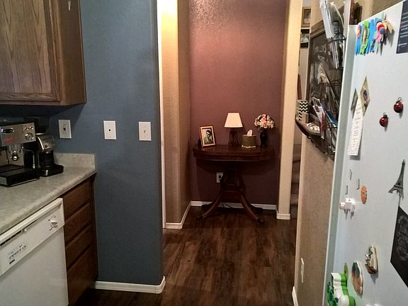 Kitchen and niche near front door