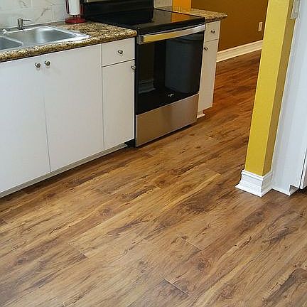 New appliances and flooring