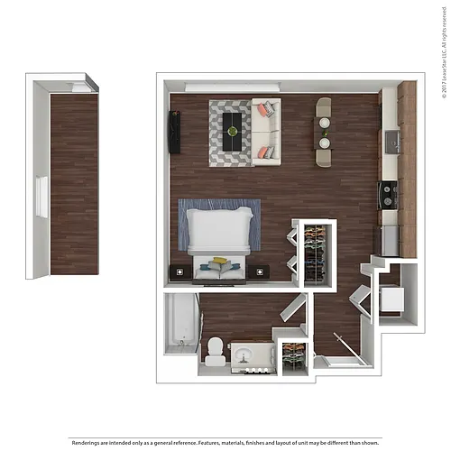 Floor plan Studio A2