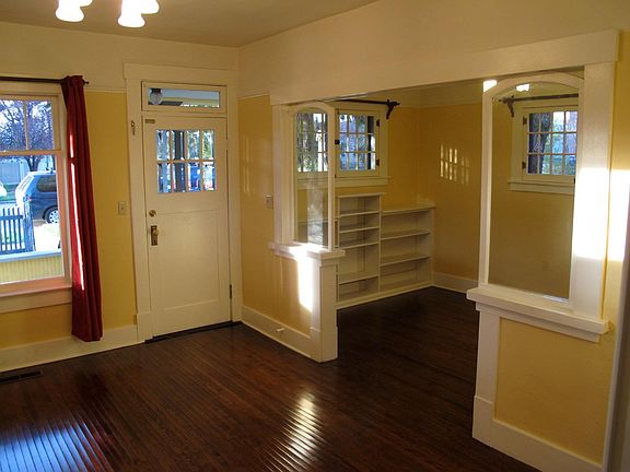 Living room and side office/studio space