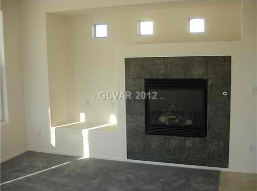 Family fm with fireplace
