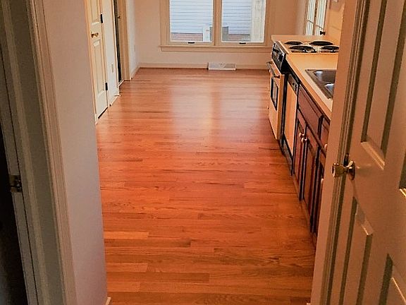 hallway from living room to kitchen
