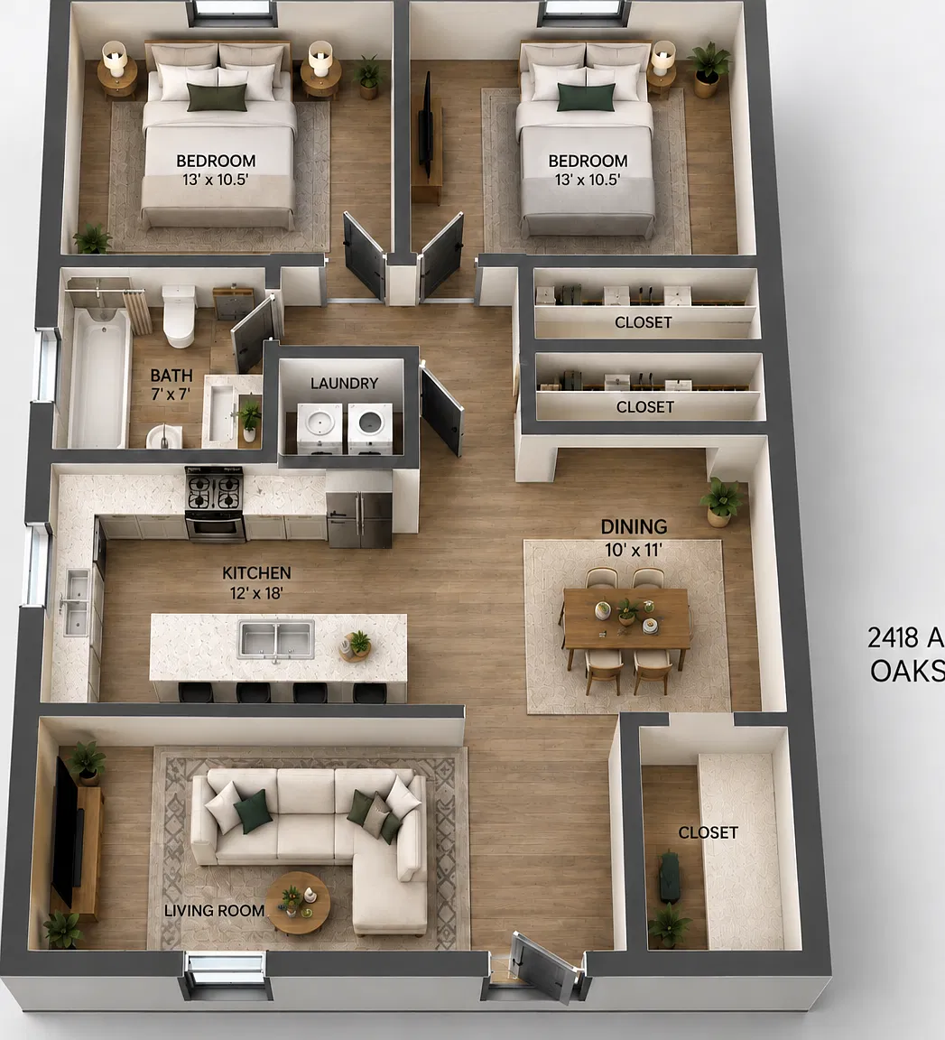 Oaks Apartments — Photo 1