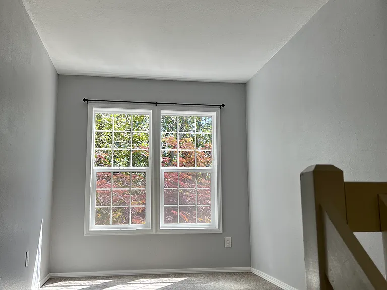 Upstairs sitting area with dormer window