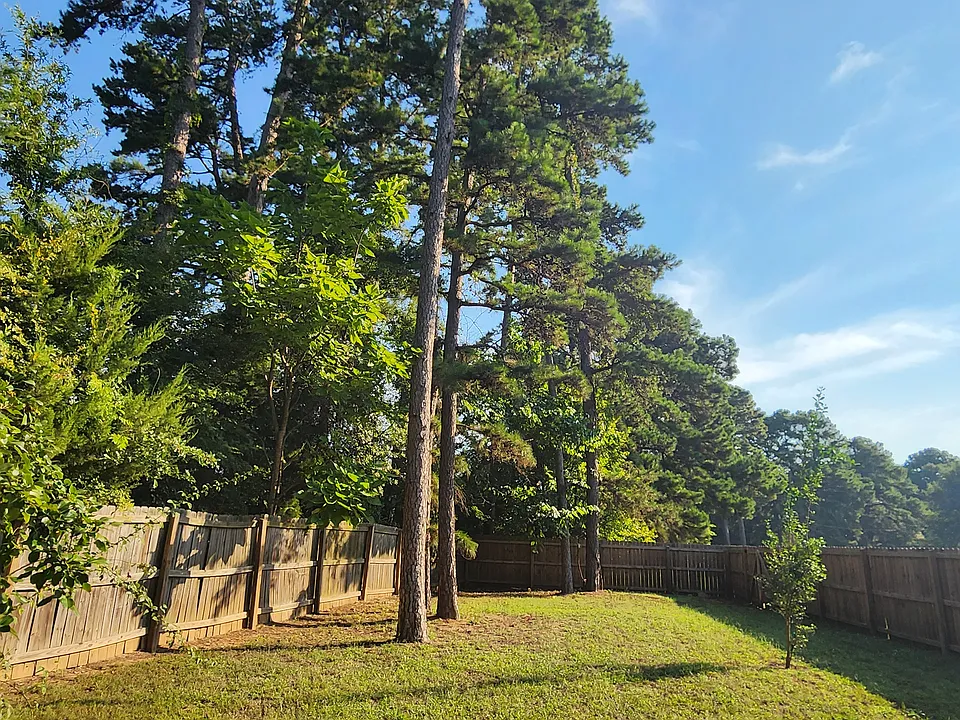 private backyard
