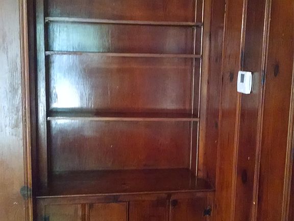 Built-ins in located in the den