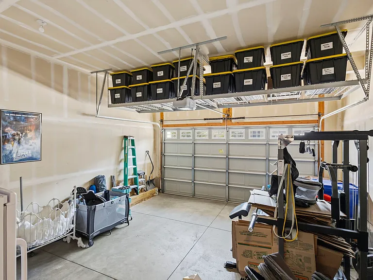Garage, ft storage shelves