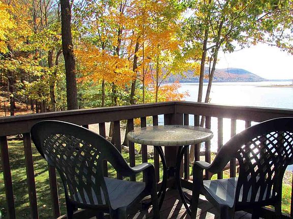 Beautiful lake and mountain view