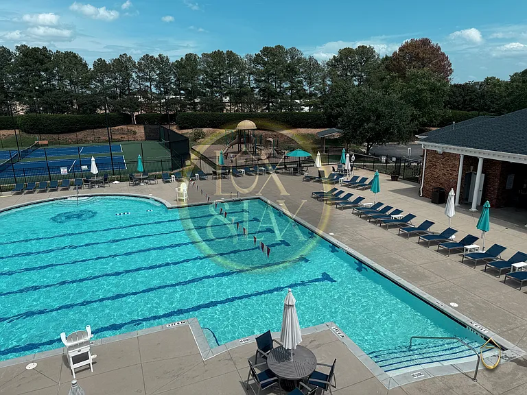 Pool + Tennis/Pickleball Court (Angle #1)