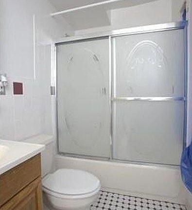 Tile bathroom