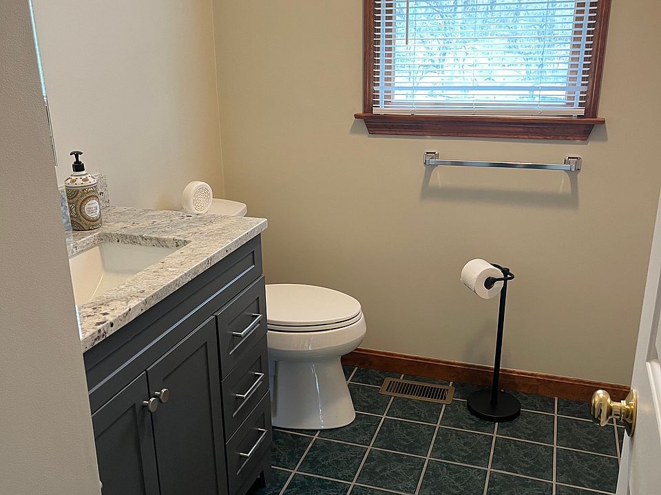 Half bath with laundry hookup
