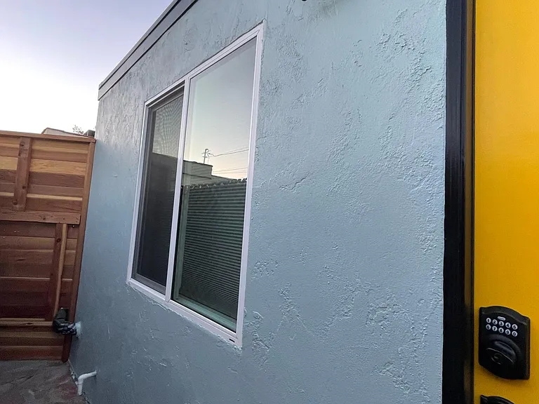 Outdoor space and keyless entry