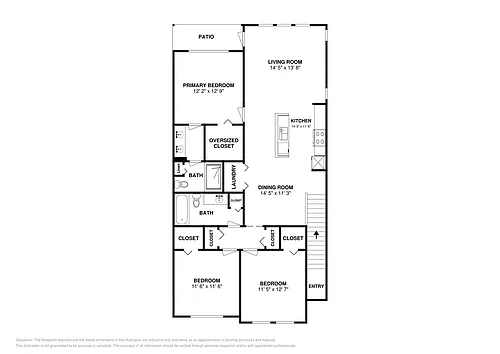 Floor plan Serene
