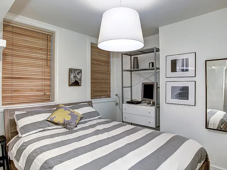 FYI, we have the room set up as an office now, but this is what it looked like with the queen size bed in it.