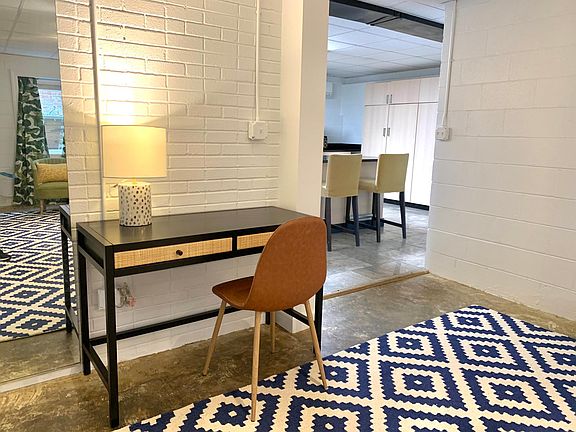 Desk space provided for work/school from home