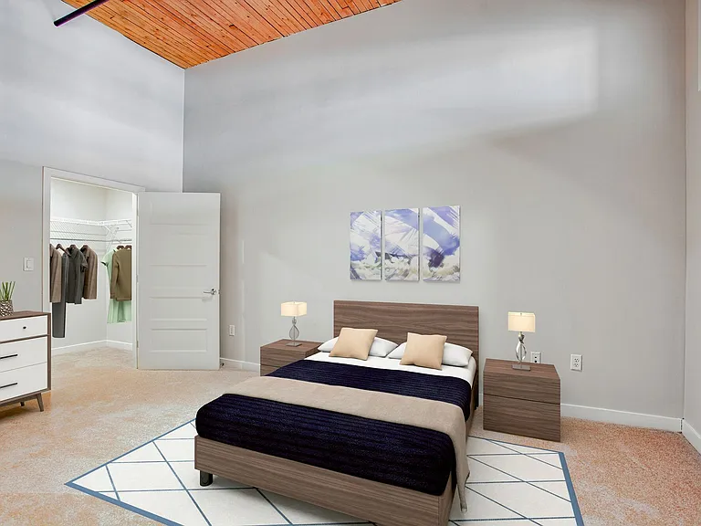 Carpeted Bedroom
