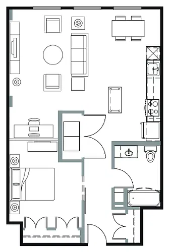 Floor plan A1K