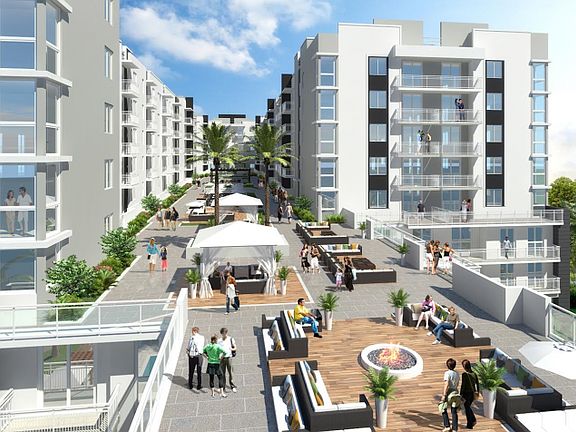Photos of Soleste Blue Lagoon Luxury Apartments,Miami ,FL ; Amenity Deck ; Photos & Tour