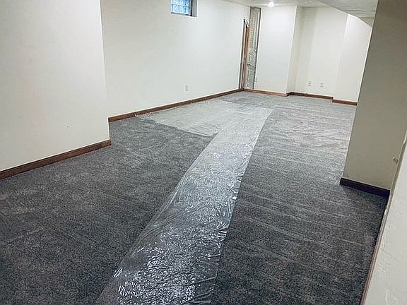 Plastic on new carpet 