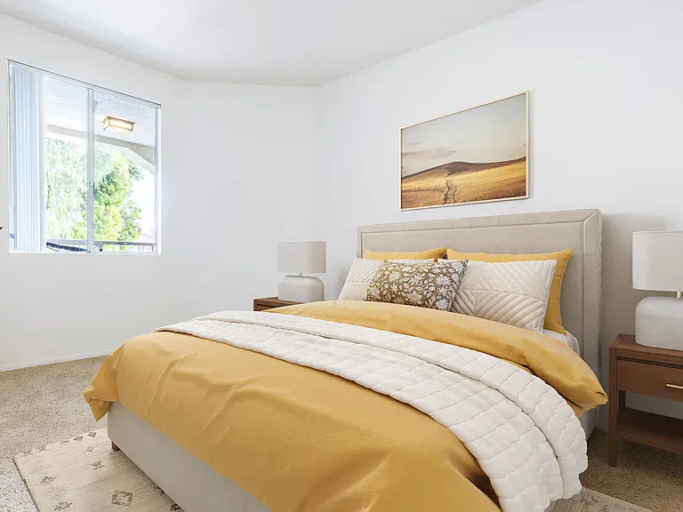Carpeted Bedroom