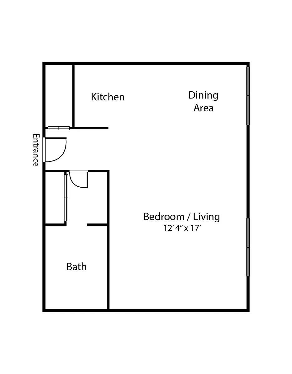 Floor plan Studio