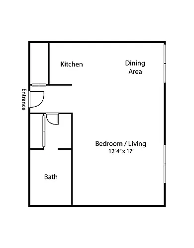 Floor plan Studio