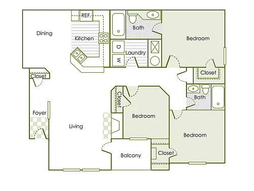 Floor plan C1
