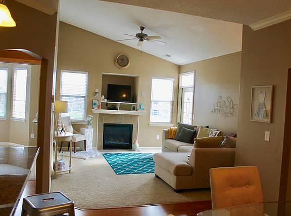 Main Living Area with Shot of Second Bedroom to The Left