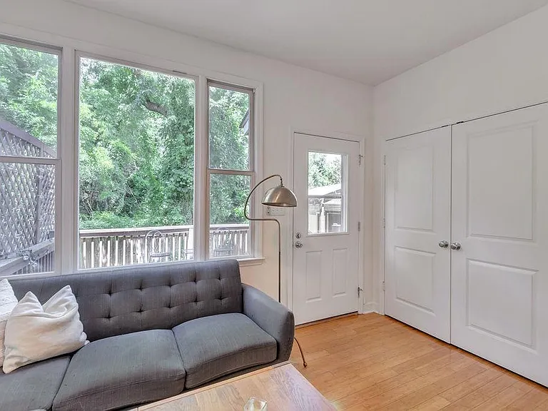 Large closet space in back room