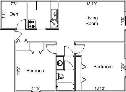 Main Floorplan For 508 Farley Ave #A
