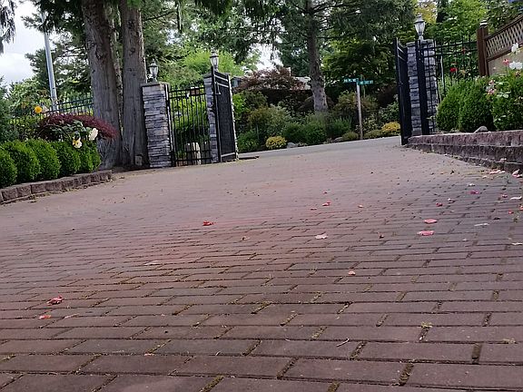 Full pavered Driveway