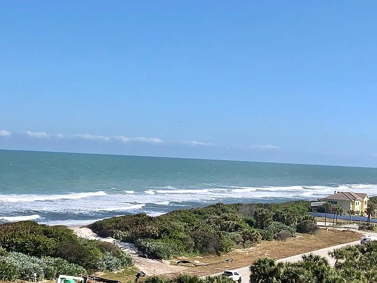 The view from the 7th floor balcony, looking south.